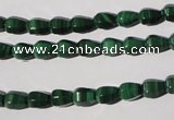 CMN229 15.5 inches 5*7mm faceted teardrop natural malachite beads