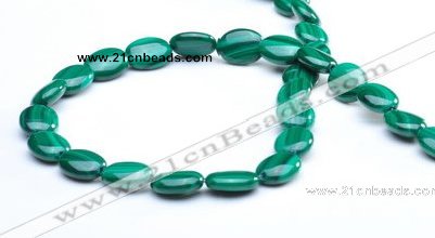 CMN26 A grade 8*10mm oval shape natural malachite beads