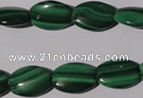 CMN267 15.5 inches 12*16mm flat drum natural malachite beads wholesale