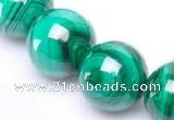 CMN28 AB grade 16mm round natural malachite beads Wholesale