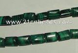 CMN310 15.5 inches 6*8mm rectangle natural malachite beads wholesale