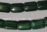 CMN315 15.5 inches 12*16mm rectangle natural malachite beads wholesale