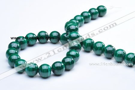 CMN34 18mm A grade round natural malachite beads Wholesale