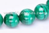 CMN39 AB grade 8mm round natural malachite beads Wholesale