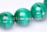 CMN40 AB grade 10mm round natural malachite beads Wholesale