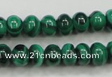 CMN400 15.5 inches 4*6mm rondelle natural malachite beads wholesale