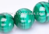 CMN41 AB grade 12mm round natural malachite beads Wholesale