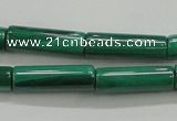 CMN411 15.5 inches 4*13mm tube natural malachite beads wholesale