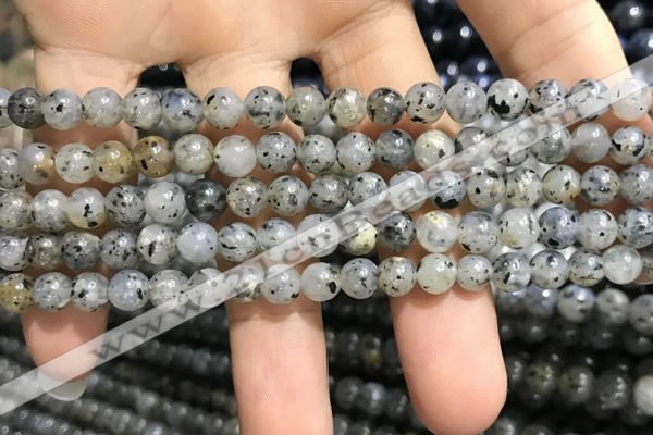 CMQ100 15.5 inches 4mm round moss quartz beads wholesale