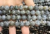 CMQ103 15.5 inches 10mm round moss quartz beads wholesale