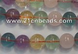 CMQ213 15.5 inches 10mm round multicolor quartz gemstone beads