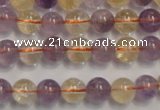 CMQ216 15.5 inches 8mm round multicolor quartz gemstone beads