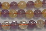 CMQ217 15.5 inches 10mm round multicolor quartz gemstone beads