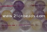 CMQ313 15.5 inches 10mm round citrine & amethyst beads wholesale