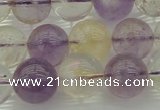 CMQ314 15.5 inches 12mm round citrine & amethyst beads wholesale