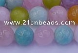 CMQ343 15.5 inches 10mm round mixed quartz gemstone beads