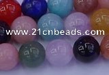 CMQ348 15.5 inches 10mm round mixed quartz gemstone beads