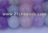 CMQ353 15.5 inches 10mm round mixed quartz beads wholesale