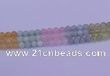 CMQ362 15.5 inches 8mm round rainbow quartz beads wholesale