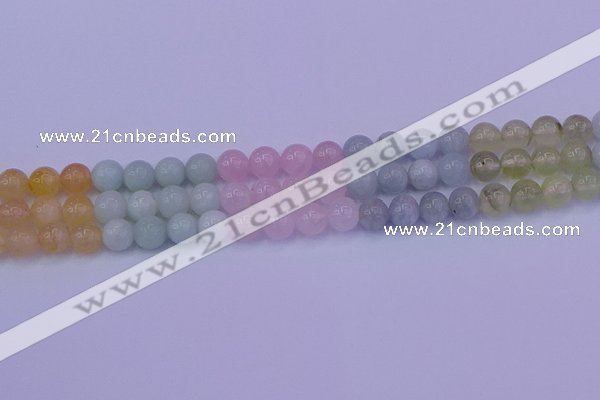 CMQ362 15.5 inches 8mm round rainbow quartz beads wholesale