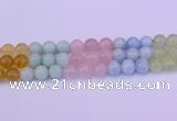 CMQ364 15.5 inches 12mm round rainbow quartz beads wholesale