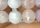 CMQ423 15.5 inches 10mm faceted round natural mixed quartz beads