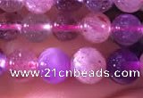 CMQ433 15.5 inches 7mm round mixed quartz beads wholesale