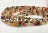 CMQ448 15.5 inches 4mm - 12mm round mixed quartz graduated beads