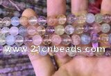 CMQ451 15.5 inches 8mm round rainbow quartz beads wholesale