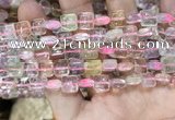 CMQ503 15.5 inches 8*8mm square colorfull quartz beads wholesale
