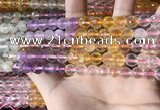CMQ543 15.5 inches 8mm faceted round colorfull quartz beads