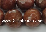 CMS1019 15.5 inches 20mm faceted round AA grade moonstone beads