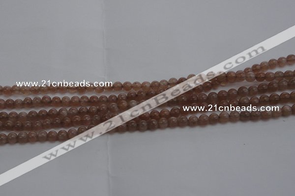 CMS1020 15.5 inches 4mm round AA grade moonstone gemstone beads