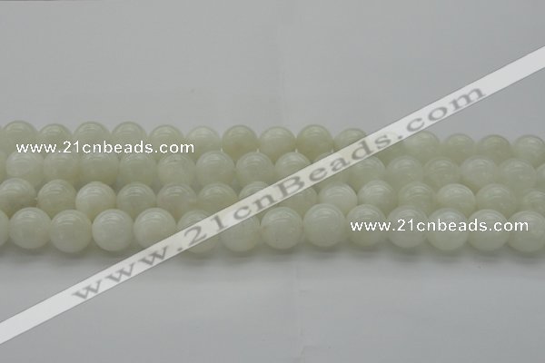 CMS1032 15.5 inches 8mm round A grade white moonstone beads