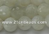 CMS1044 15.5 inches 12mm faceted round A grade white moonstone beads