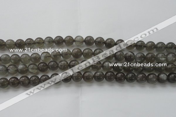 CMS1072 15.5 inches 8mm round grey moonstone beads wholesale