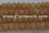 CMS1090 15.5 inches 4*6mm faceted rondelle moonstone beads