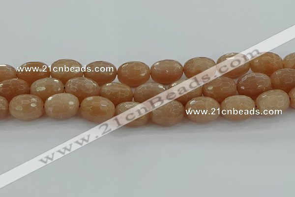 CMS1102 15.5 inches 15*20mm faceted rice moonstone gemstone beads