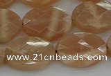 CMS1107 15.5 inches 13*18mm faceted oval moonstone gemstone beads