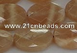 CMS1108 15.5 inches 15*20mm faceted oval moonstone gemstone beads