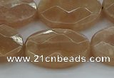 CMS1109 15.5 inches 18*25mm faceted oval moonstone gemstone beads