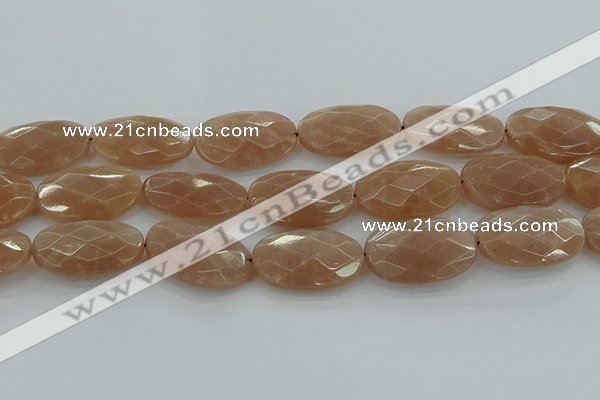 CMS1110 15.5 inches 20*30mm faceted oval moonstone gemstone beads