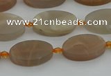 CMS1144 15.5 inches 12*20mm oval moonstone gemstone beads