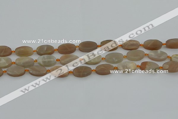 CMS1144 15.5 inches 12*20mm oval moonstone gemstone beads