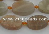 CMS1145 15.5 inches 15*20mm oval moonstone gemstone beads