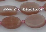 CMS1147 15.5 inches 12*20mm oval moonstone gemstone beads