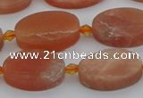 CMS1150 15.5 inches 12*20mm oval moonstone gemstone beads