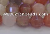 CMS1168 15.5 inches 10mm faceted round rainbow moonstone beads