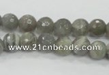 CMS124 15.5 inches 10mm faceted round moonstone gemstone beads