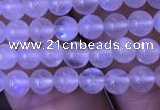 CMS1408 15.5 inches 4mm round white moonstone beads wholesale